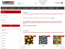 Tablet Screenshot of carbotec-shop.com